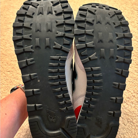 New Balance 515, women's 9.5B, white/gray/teal/red - Picture 5 of 9